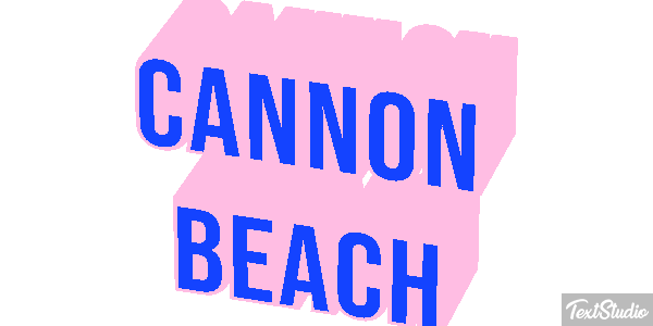 Cannon Beach Efekt tekstowy
