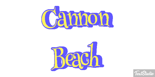 Cannon Beach Efekt tekstowy