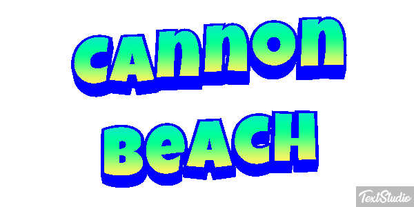Cannon Beach Efekt tekstowy
