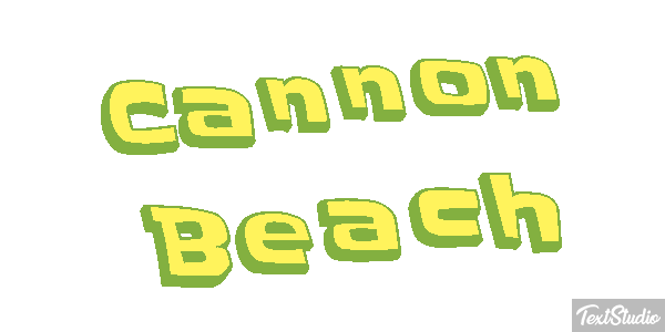 Cannon Beach Efekt tekstowy