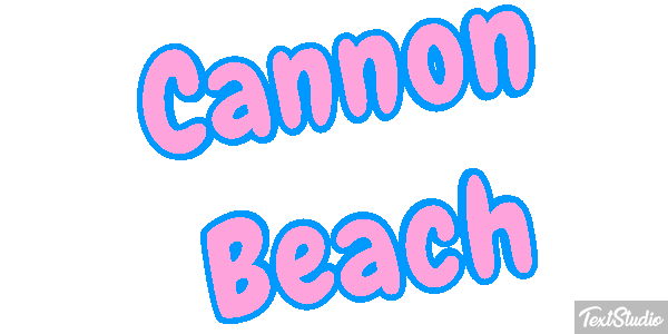 Cannon Beach Efekt tekstowy