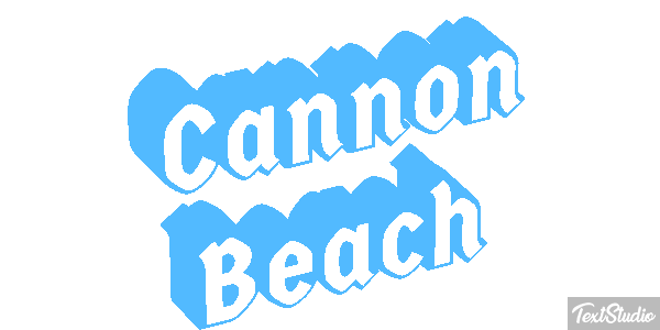 Cannon Beach Efekt tekstowy