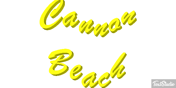 Cannon Beach Efekt tekstowy