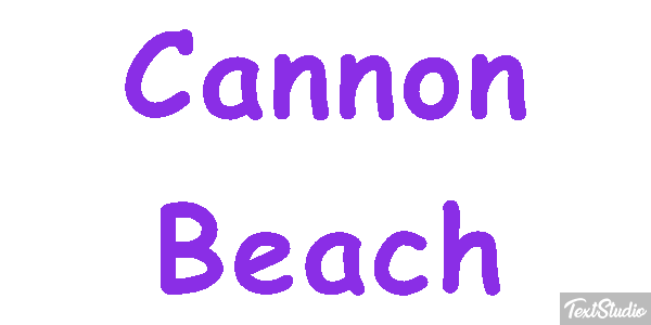 Cannon Beach Efekt tekstowy