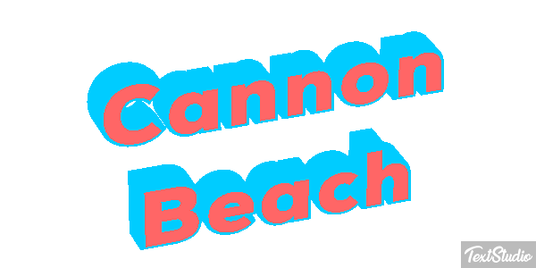 Cannon Beach Efekt tekstowy