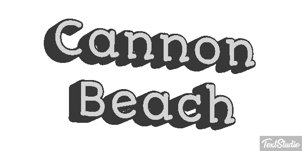 Cannon Beach Efekt tekstowy