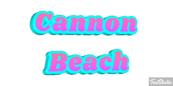 Cannon Beach Efekt tekstowy