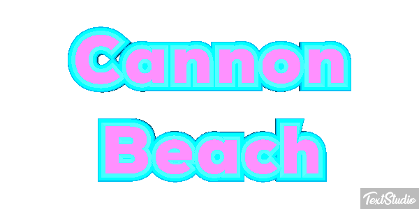 Cannon Beach Efekt tekstowy