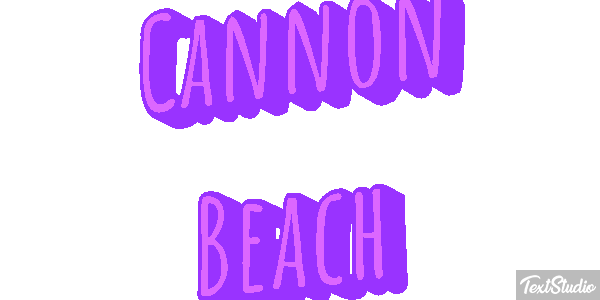 Cannon Beach Efekt tekstowy