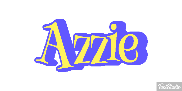 Azzie Effetto testo
