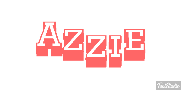 Azzie Effetto testo