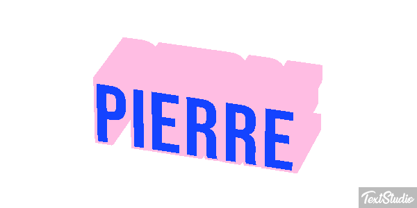 Pierre Efecto de texto