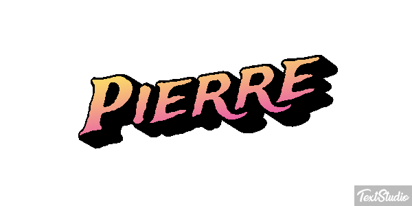 Pierre Efecto de texto