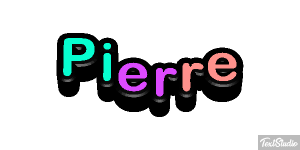 Pierre Efecto de texto