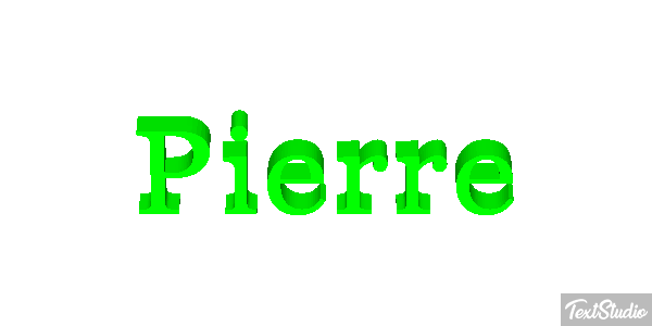 Pierre Efecto de texto