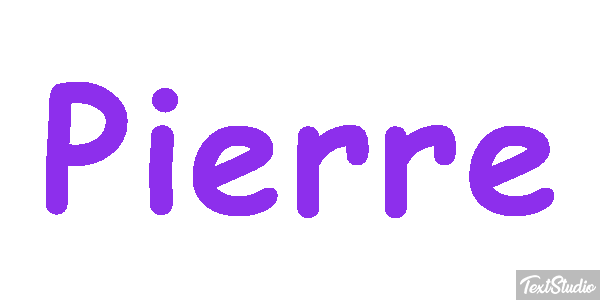 Pierre Efecto de texto