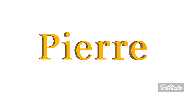 Pierre Efecto de texto
