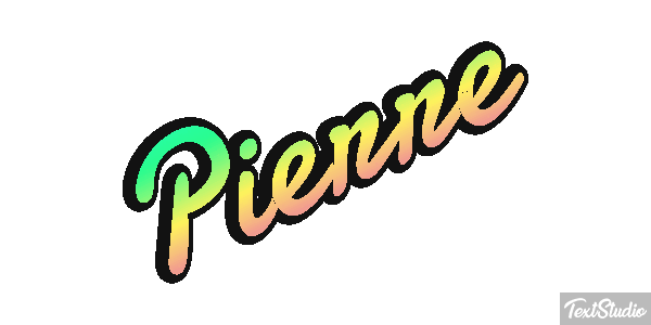 Pierre Efecto de texto