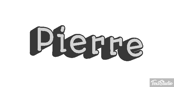 Pierre Efecto de texto