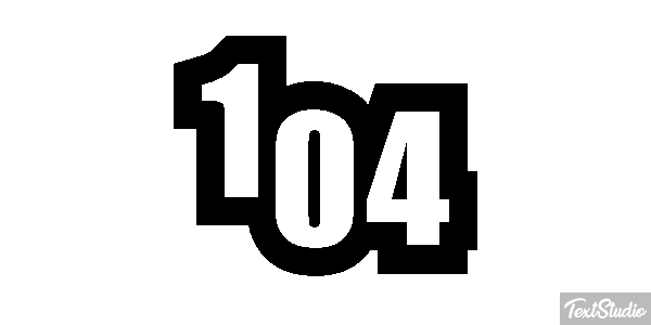 104 Efekt tekstowy