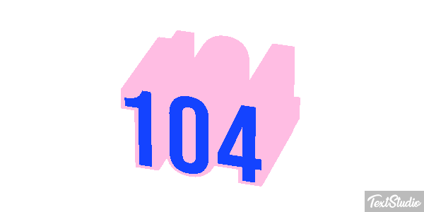 104 Efekt tekstowy