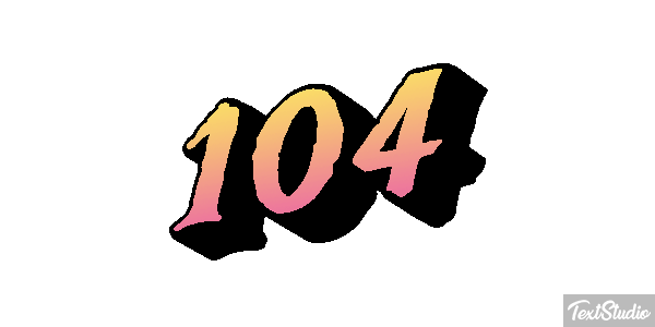 104 Efekt tekstowy