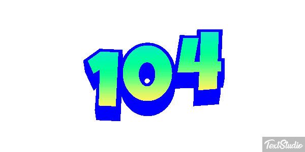 104 Efekt tekstowy