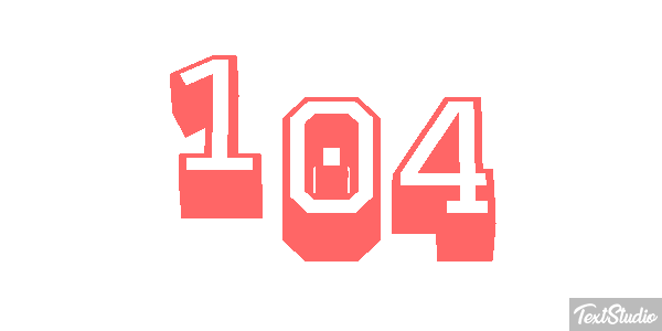 104 Efekt tekstowy