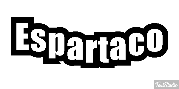 Espartaco Текстовый эффект