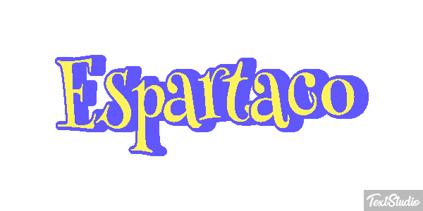 Espartaco Текстовый эффект
