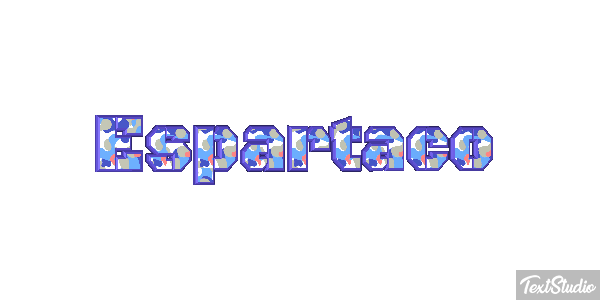 Espartaco Текстовый эффект