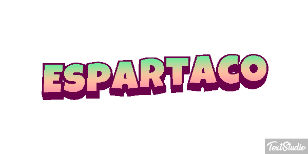 Espartaco Текстовый эффект