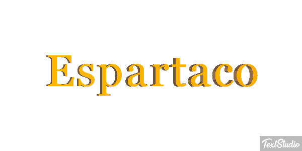 Espartaco Текстовый эффект