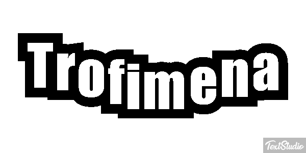 Trofimena Текстовый эффект
