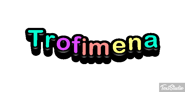 Trofimena Текстовый эффект