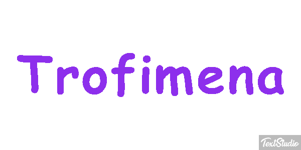 Trofimena Текстовый эффект