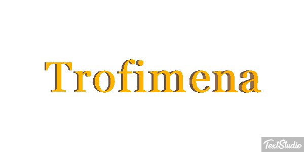 Trofimena Текстовый эффект