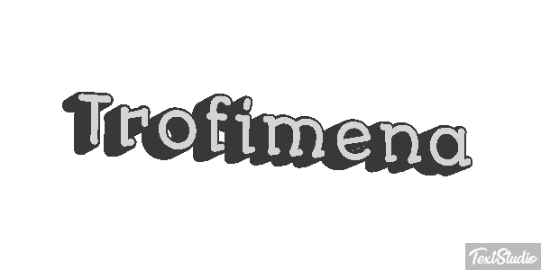 Trofimena Текстовый эффект