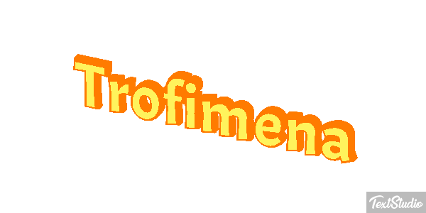 Trofimena Текстовый эффект