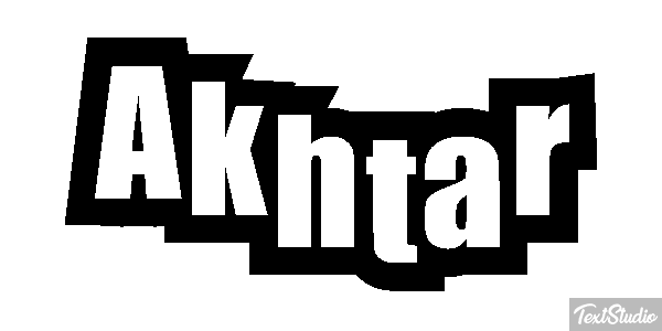 Akhtar Effet de texte