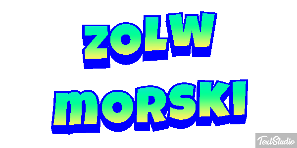 żółw morski Efekt tekstowy