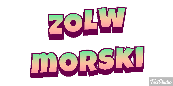 żółw morski Efekt tekstowy