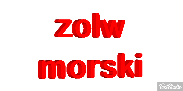 żółw morski Efekt tekstowy