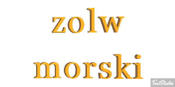 żółw morski Efekt tekstowy