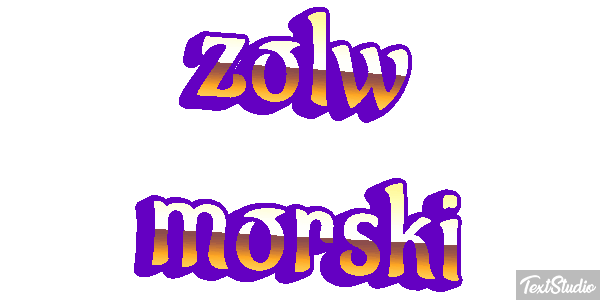 żółw morski Efekt tekstowy