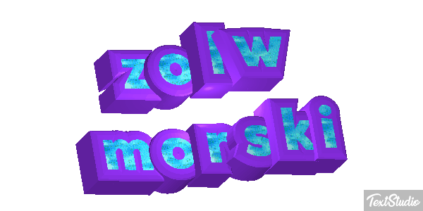 żółw morski Efekt tekstowy