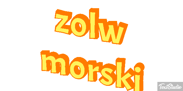 żółw morski Efekt tekstowy