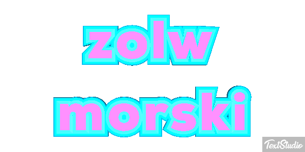 żółw morski Efekt tekstowy