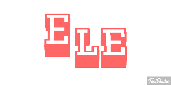 Ele テキスト効果