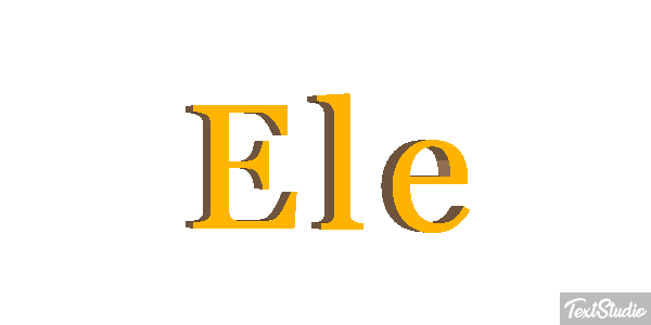 Ele テキスト効果